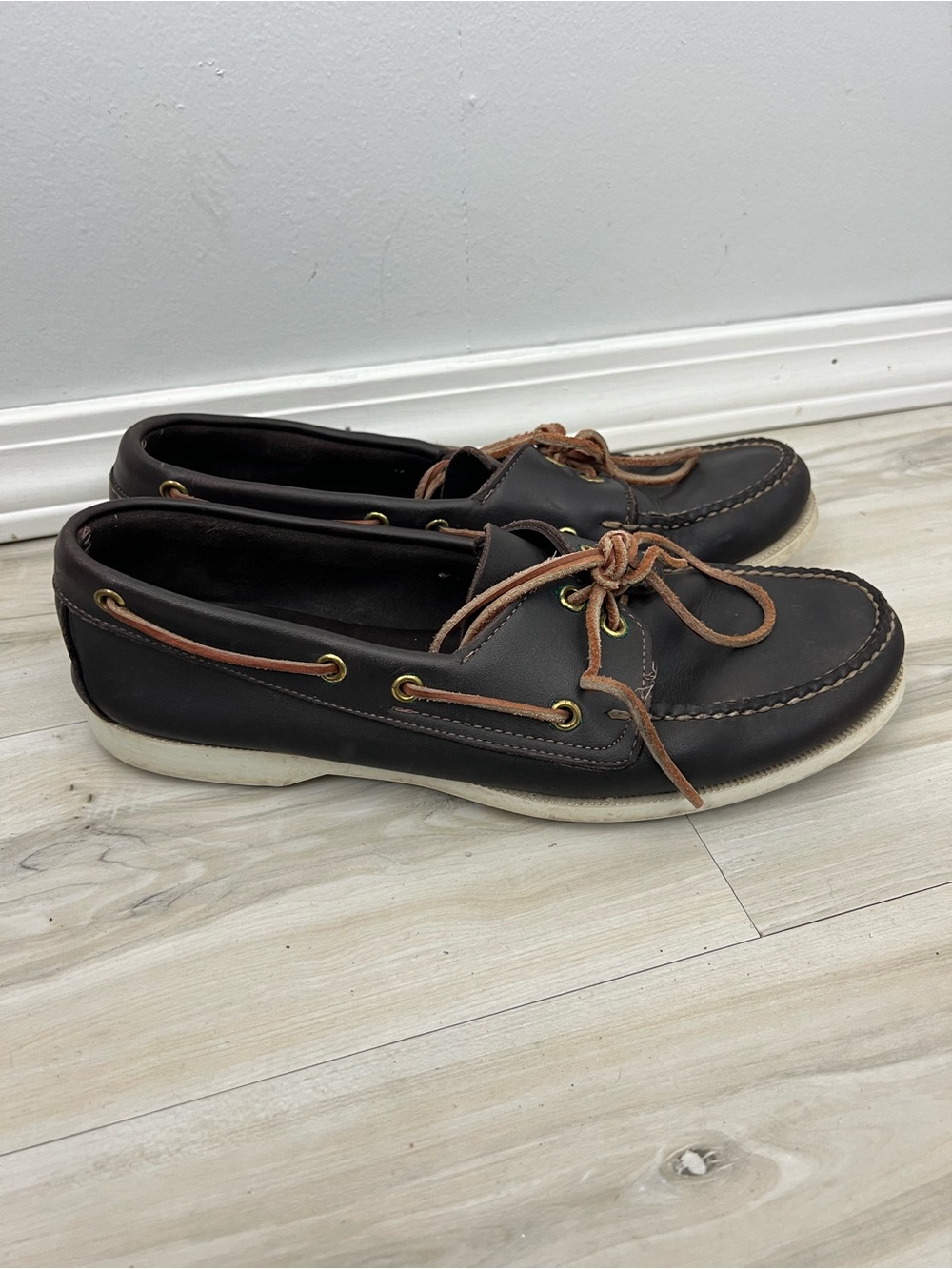 L.L. Bean Classic Men’s Boat Shoes in Dark Brown